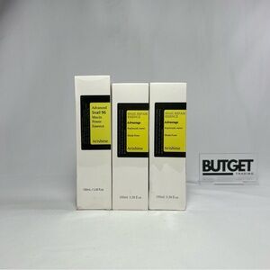 Lot of 3 X Snail R epair E ssence A dvantage R eplenish W a ter Arishine